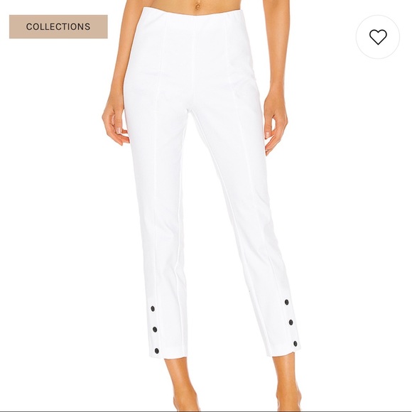 Rag & Bone Simone Snap Pant in White - Picture 1 of 7